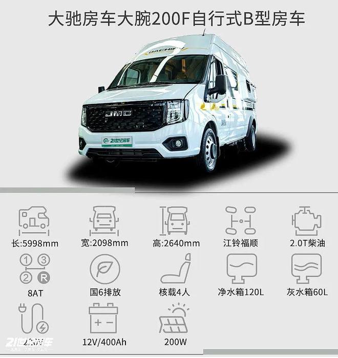 B型房车全能利器大驰房车大腕200F开元棋牌2598万起的“堆料王”！(图4)